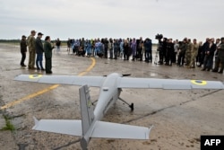 Презентация беспилотника-разведчика UJ-22 Airborne. Киевская область, 2 августа 2022 года