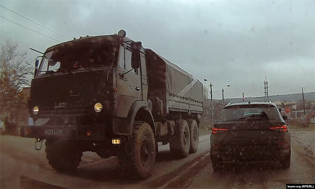 Военный &laquo;Камаз&raquo; в Севастополе