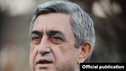 Armenian President Serzh Sarkisian 