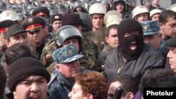 Election protests in Yerevan on March 1, 2008