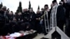 The funeral ceremony for Archil Tatunashvili in Tbilisi on March 24