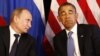 Russian President Vladimir Putin (left) speaks with U.S. President Barack Obama at a G20 summit in Los Cabos, Mexico in June.