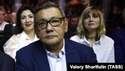 Gafur Rakhimov, the AIBA's interim president, attends a boxing match in Sochi in February. The U.S. Treasury Department has blacklisted Rakhimov as "one of Uzbekistan's leading criminals."