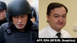 A tale of two treatments: Oleg Sokolov (left) and Sergei Magnitsky