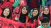 Iran - women received special permission to attend a men's soccer game - AFP - football