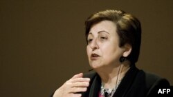 Iranian human rights activist and winner of the 2003 Nobel Peace Prize, Shirin Ebadi