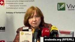 Nobel prizewinner Svetlana Alexievich (file photo)